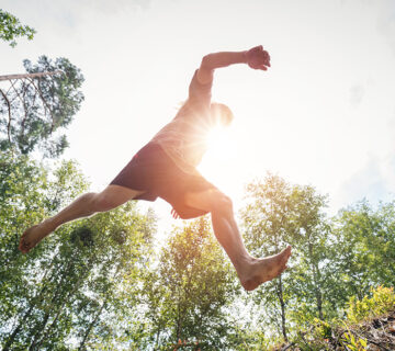 Young man jumping in the forest 2023 11 27 04 55 52 utc 360x320